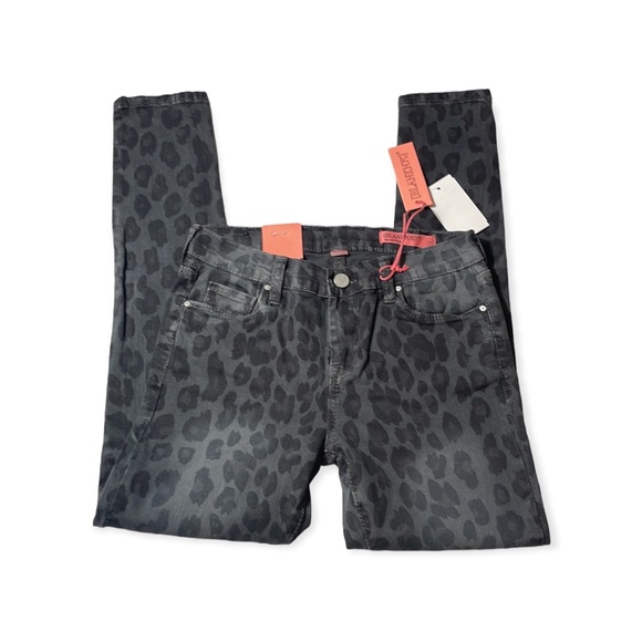 NWT Blank NYC Girl’s Distressed Leopard Spot Skinny Jeans Size 10 - Picture 3 of 3